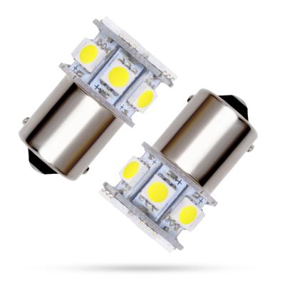 China 5050 13 2pcs Car LED 1156 P21W BA15S Yellow Turn Reverse Auto Turn Lights White Vehicle Signal Lamp Other for sale