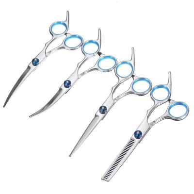 China High Quality Viable Hot Selling 5pcs/Set Stainless Steel Dog Grooming Scissors Set From Amazon for sale