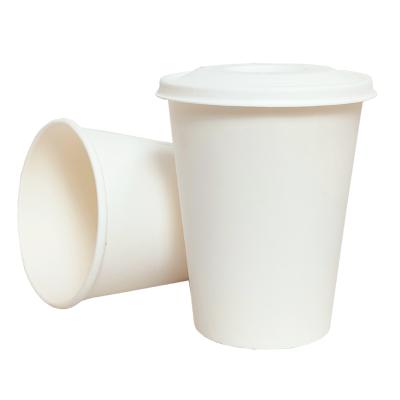 China Biodegradable Bagasse Pulp Eco - Friendly Disposable Cup For Party Event Cold And Hot Drink Tableware for sale