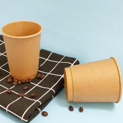 China Custom Recyclable Multiple Color Disposable Double Wall Coffee Paper Cup for sale