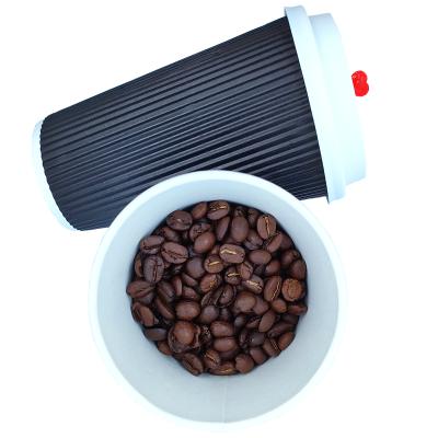 China Disposable Wholesale Custom Paper Cup, Hot Paper Cup, Ripple Wallpaper Disposable Coffee Cup for sale