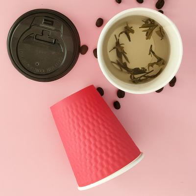 China Double Wall Biodegradable Biodegradable Disposable Single PLA Coated Pink Paper Coffee Cups 200ml for sale