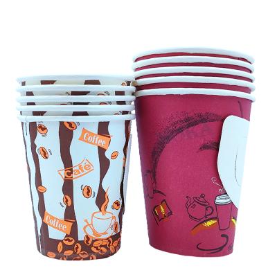 China Disposable Super Quality Recyclable Disposable Paper Cups With Handles For Coffee Insulation Paper Cups for sale