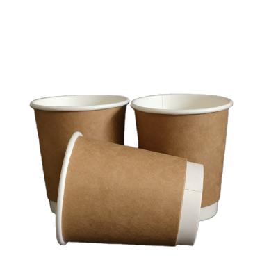 China New Product Innovative Disposable Insulated Disposable Milk Cup Double Hot Insulated Paper Cup for sale