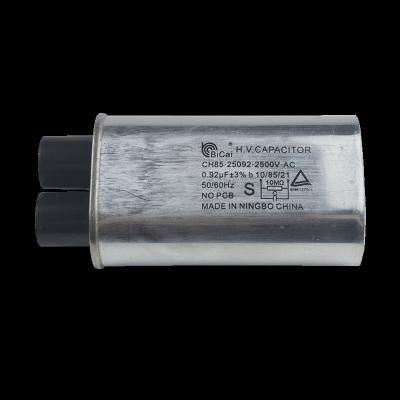 China CH85 2500v 0.92UF Power Color Blue Microwave Capacitor Drying Equipment High Voltage High Voltage Capacitor for sale