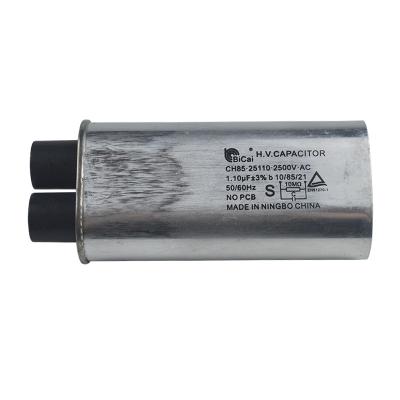 Cina CH85 2500v 1.1UF Microwave Capacitor Drying Equipment High Voltage Blue Color General Purpose Capacitor in vendita