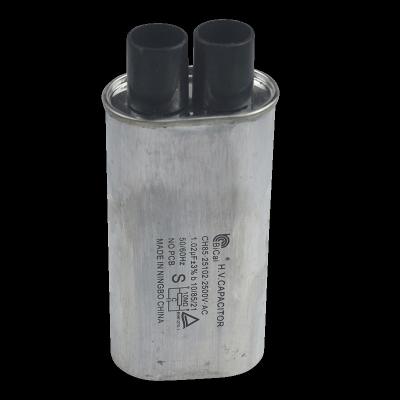 China CH85 2500v 1.02UF Microwave Capacitor Drying Equipment High Voltage Blue Color General Purpose Capacitor for sale