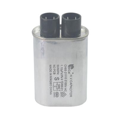 China bicai general purpose microwave high voltage capacitor 2 + insert 2 thick the 2100 v 1.1 uF for sale