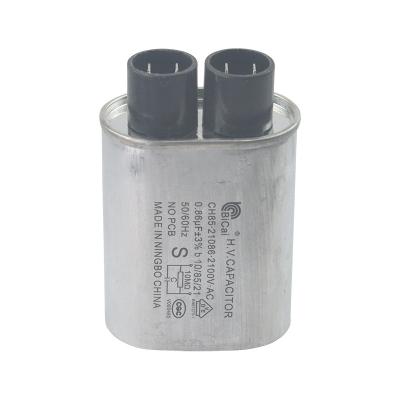 중국 General Purpose Bicai Microwave Capacitor 2+2 High Voltage 2100v 0.86UF Thick Slices 판매용