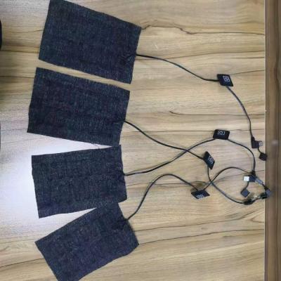 China Car Seat Li-Ion Charging Three Levels Heater Pad for Garment Heating System for sale