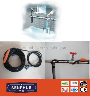 China Metal Pipe Or Plastic Pipe Self Regulating Heating Cable With Thermostat for sale