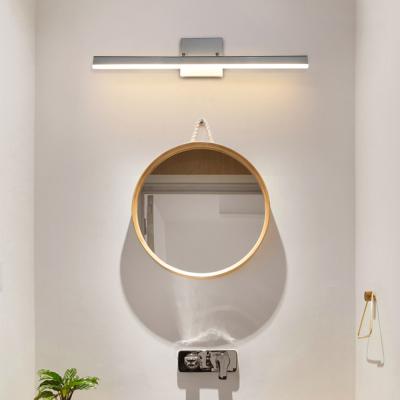 China Contemporary Modern Ip44 8w 12w 15w Anti Fog Make Up Mirror Lamp Wall Mounted Makeup Cabinet Dressing Room Lighting Bathroom Led Mirror Light for sale