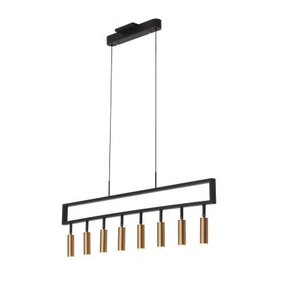 China Masivel Modern Suspension Light Nordic Lights 3W 8 Black / Gold Adjustable Metal Pendant Light For Bar for sale