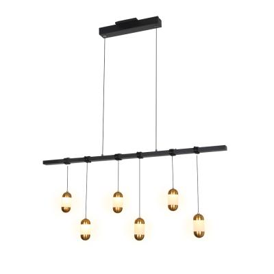 China Masivel Adjustable Nordic Dining Room Chandelier Modern Creative 6 A.M. Suspension Lamp for sale