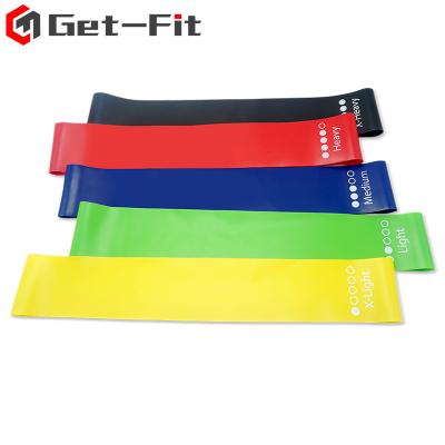 China 2021 New Power Exercise Fitness Loop Custom Latex Resistance Bands Set for sale