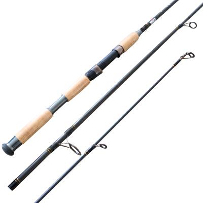 China Carbon Spinning Rod Fishing 3m Carbon 3section Cork Grip Travel Spinning Fishing Rod for sale