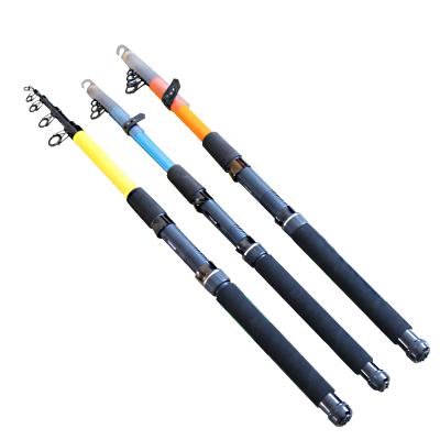 China Fiberglass (hollow) 7' 8' 9' 10' 12' tele - customized carbon fiber spinning rods for sale