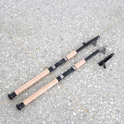 China Wholesale Fiberglass Cork Handle Telescopic Fishing Spinning Rod for sale