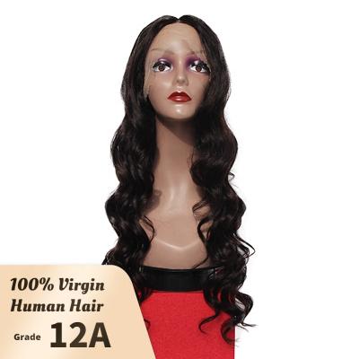 China Body Wave Wholesale Lace Front Wigs 100% Deep Wave Nature HD Hair Vendors Headband Braided Full Closure Lace Front Human Hair Wigs for sale