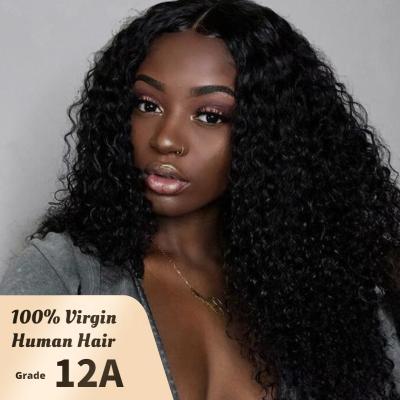 China Wholesale Water Wave Frontal Wigs For Black Women Vendors Braided HD Hair Closure Brazilian Full Lace Human Hair Natural Front Wigs for sale