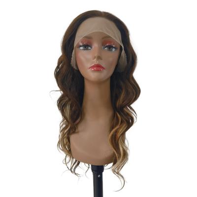 China Wholesale Water Sellers Virgin Water Wave HD Body Wave Ladies Natural Wigs Headband Braided Full Lace Closure Front Human Hair Wigs for sale