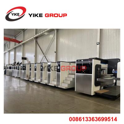 China 1224 Flexo Printer Folder Gluer 200pcs/Min Speed Vacuum Transfer for sale