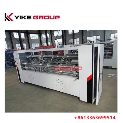 China YK-1800 Corrugated Boxes Thin Blade Slitting Scorering Machine With 4/6 Blade Scorer for sale