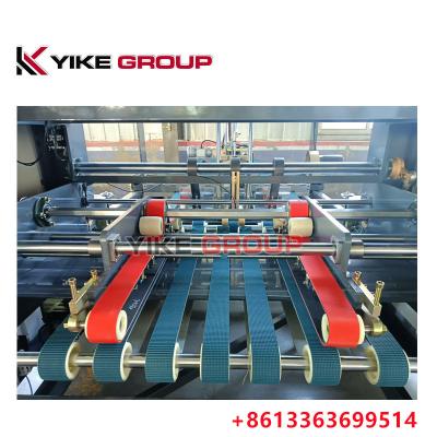 China High Speed Automatic Corrugated Carton Box Folder Gluer Machine for sale