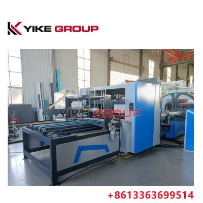 China Automatic Box Folder Gluer Machine With PP Strapping Machine Making Carton Box for sale