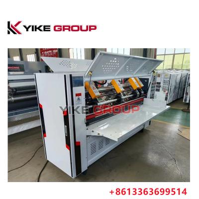 China YIKE GROUP Manual Feeder 3000mm 3KW Thin Blade Slitter Scorer Machine for sale