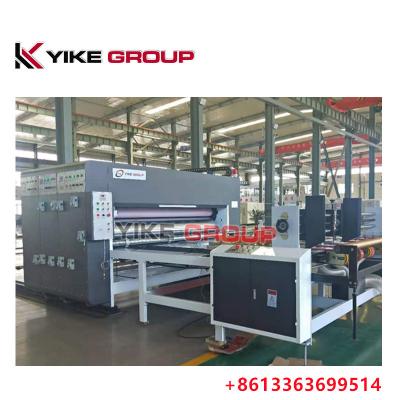 China 1400x2600MM Corrugated Carton Box Making Machine Chain Type Flexo Printer Slotter Machine for sale