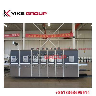 China Yk-1228 Lead Edge Feeder Printer Slotter Die Cutter Machine For Corrugated Carton for sale