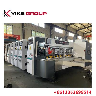 China High Speed 150Pcs/Min Lead Edge Flexo Printer  Slotter Die Cutter Machine For Corrugated  Carton Box Printing for sale