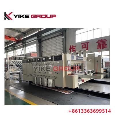 China YIKE GROUP Automatic Flexo Printer Slotter Die cutter Machine 200pcs/min for sale