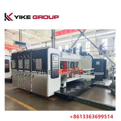 China High Speed Flexo Printing Slotting Machine For Carton Box Making 120-150 Sheets/Min for sale