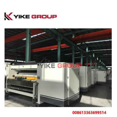 China YIKE GROUP Quick Change Roller Type 150m/Min Single Facer Machine for sale