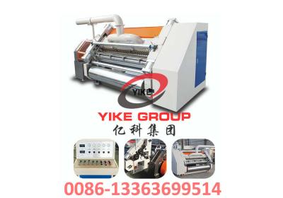 China Single Faced Corrugated Carton Machine 1400-1800mm Width Hard Chrome Material for sale