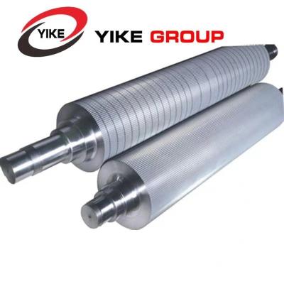 China A C B E F G Flute Hard Chrome Corrugated Roller for sale