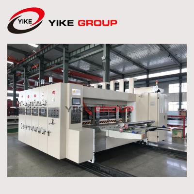 Chine L'imprimante Slotter de Flexo de la vitesse maximale YK-1224 rotatoire meurent machine de coupeur à vendre