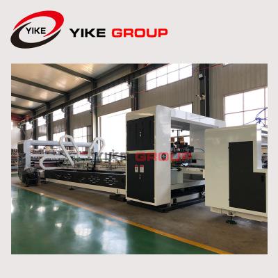 China Grapadora del cartón de la caja 220v y máquina acanaladas completamente automáticas de Gluer en venta