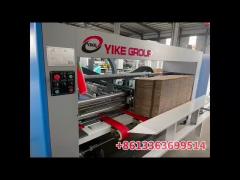 Auto folder gluer machine for carton box making