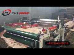 Semi Automatic Pressing Type Gluing Machine for heterosexual carton making