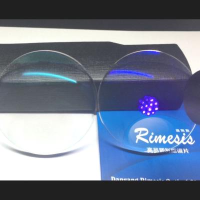 China Anti Blue Ray Rimesis Single Vision, Bifocal, Progressive Block Blue Lens Multifocal HMC Optical Lens for sale