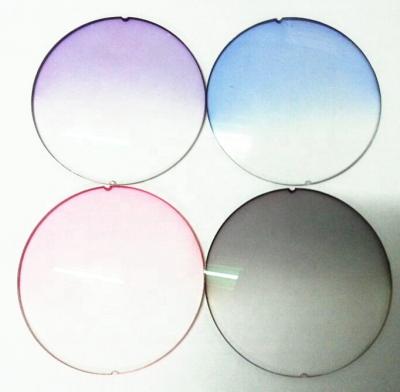 China RX 1.67 Progressive Freeform/Rear Prescription Optical Lenses Made From Semi-Complete Blocks for sale