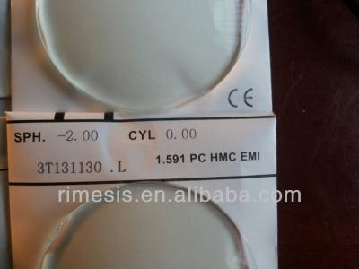 China POLYCARBONATE 1.59 Photochromic HMC - LENS 1.59 INDEX for sale