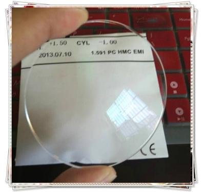 China Single Vision Cr-39 1.56 Resin Super Hydrophobic UV400 Optical Lens for sale