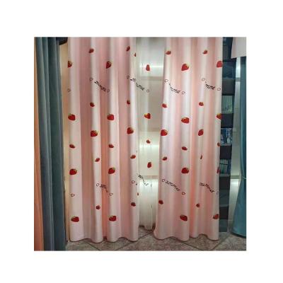 China High shade side (80%-90%) / ceiling installation curtains cotton linen fabric for living room cotton for sale