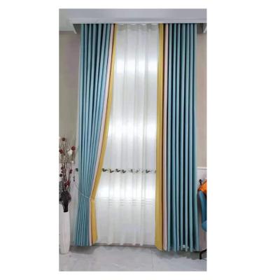 China High Shade (80%-90%) Various Promotional Goods Using European Modern Polyester Good Curtain Fabric for sale