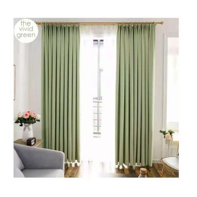 China Custom curtains top shade (93%-99%) modern living room portable premium durable polyester material for sale