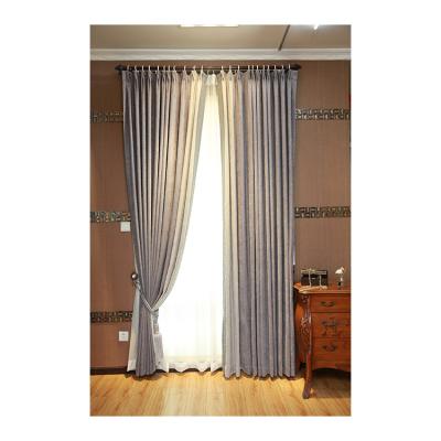 China Custom High Shade (80%-90%) New Listing High End Luxurious Window Curtain Single Linen Curtain for sale